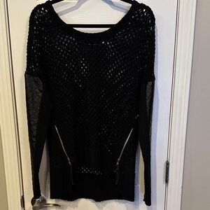 Rock & Republic Black Knit Top